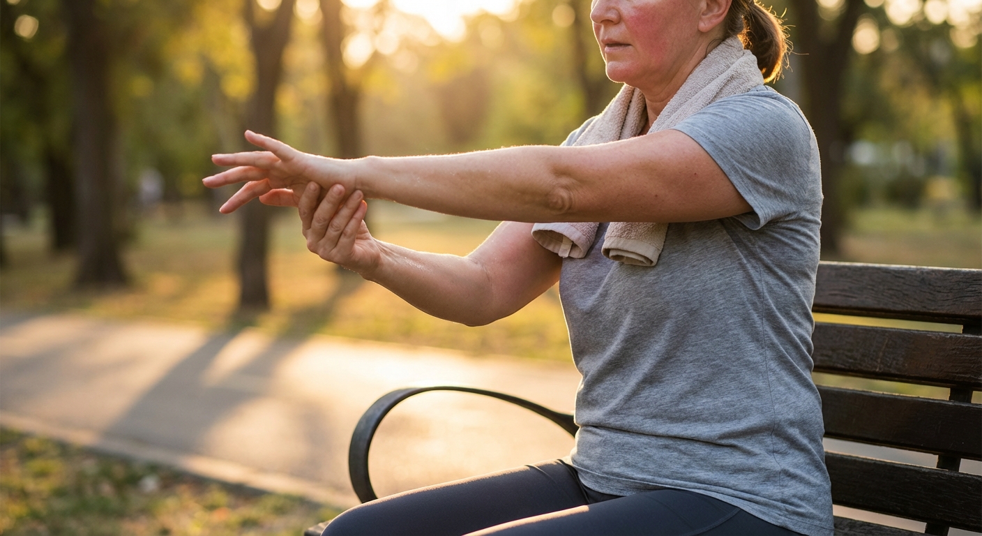 Randme venitusharjutus õues