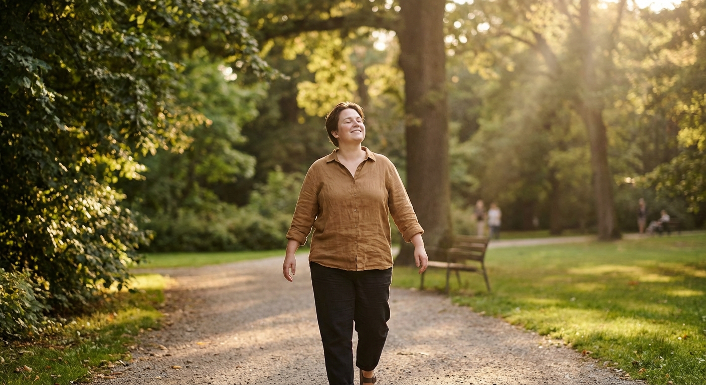 Rahulik jalutuskäik pargis
